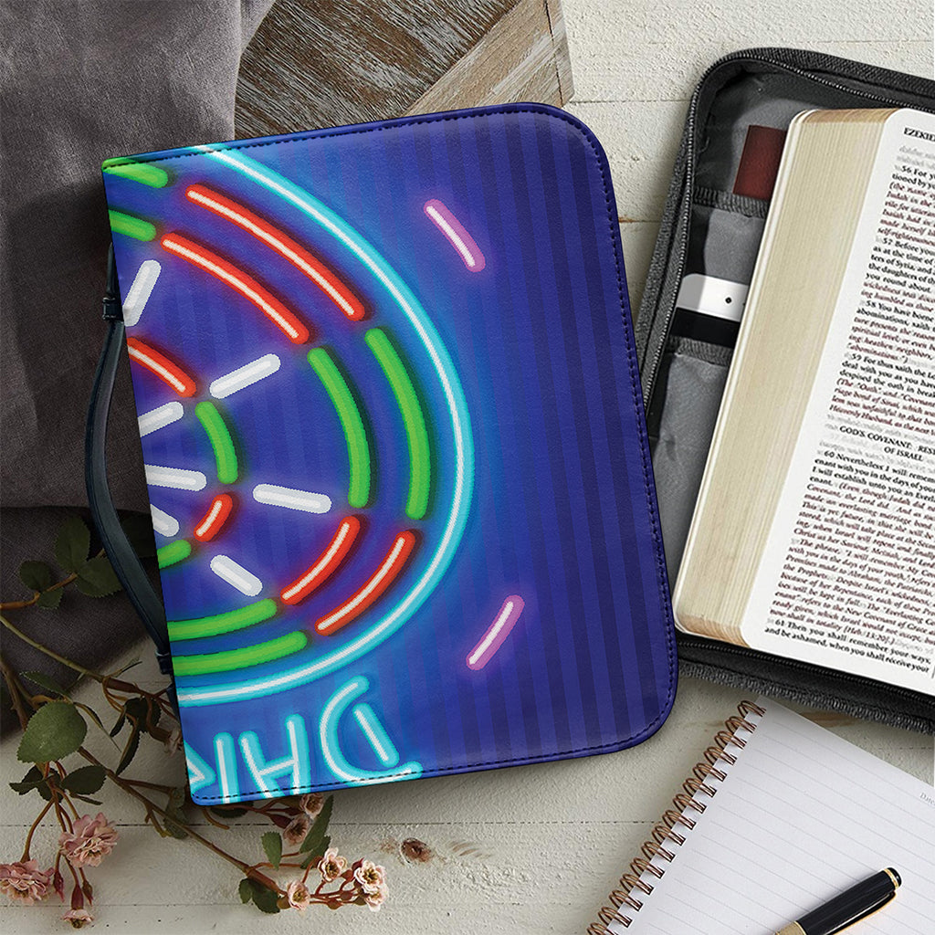 Darts Bar Sign Print Leather Bible Cover