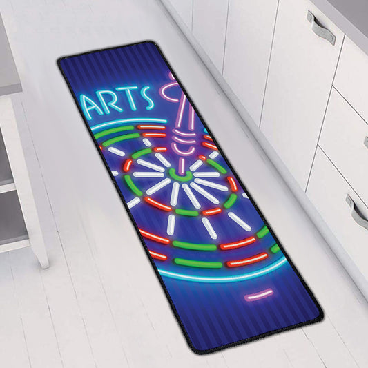 Darts Bar Sign Print Long Kitchen Mat