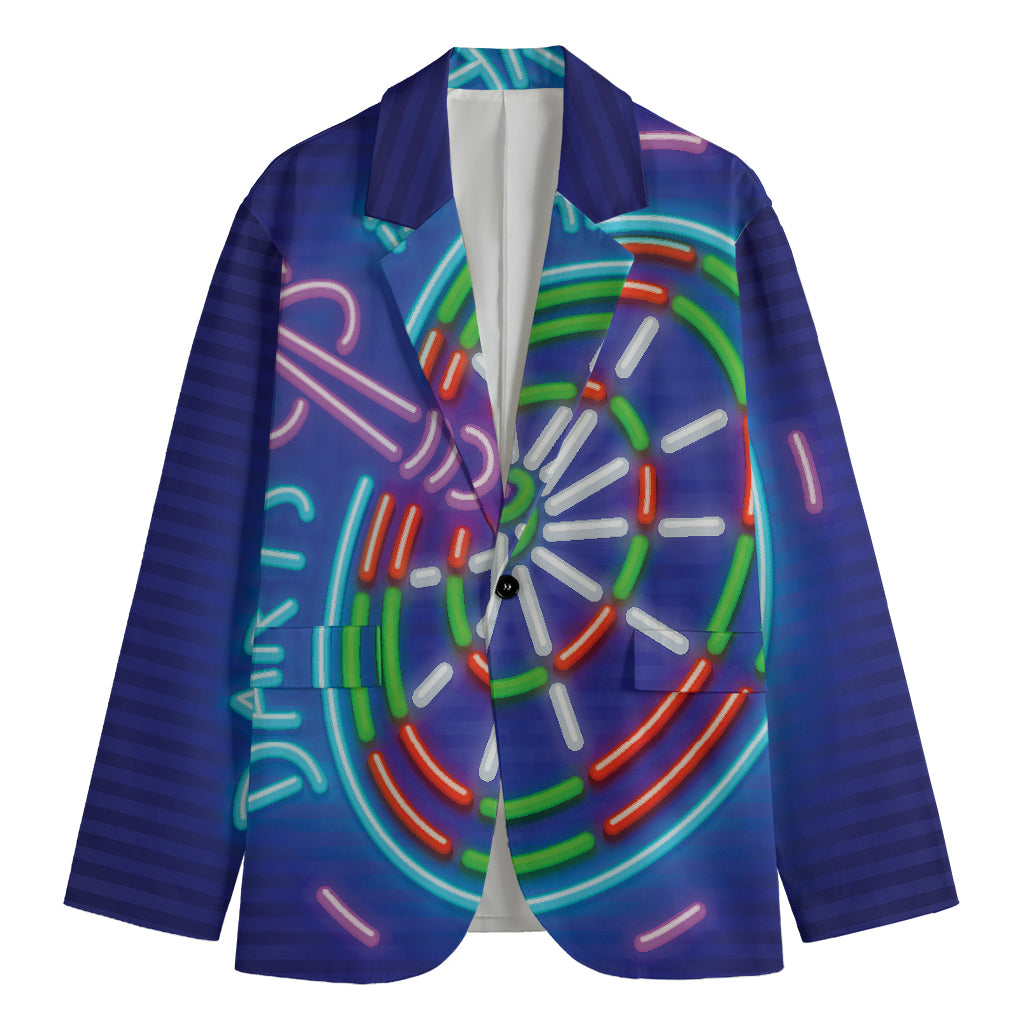 Darts Bar Sign Print Men's Blazer