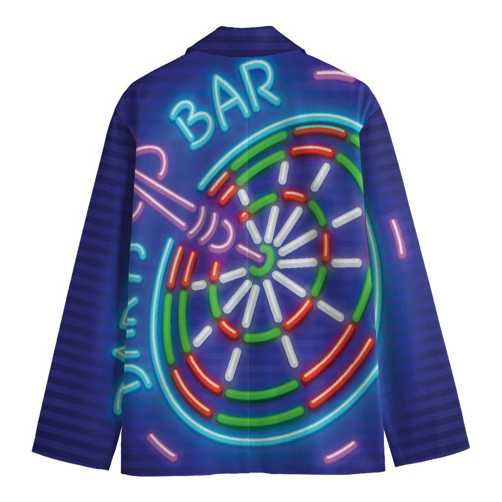 Darts Bar Sign Print Men's Blazer