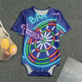 Darts Bar Sign Print Men's Bodysuit