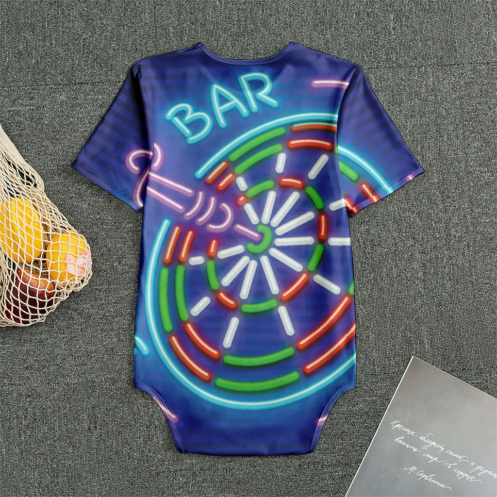 Darts Bar Sign Print Men's Bodysuit