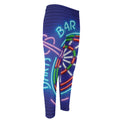 Darts Bar Sign Print Men's Compression Pants