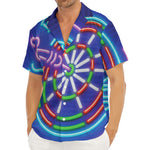 Darts Bar Sign Print Men's Deep V-Neck Shirt