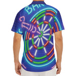Darts Bar Sign Print Men's Deep V-Neck Shirt