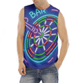 Darts Bar Sign Print Men's Fitness Tank Top