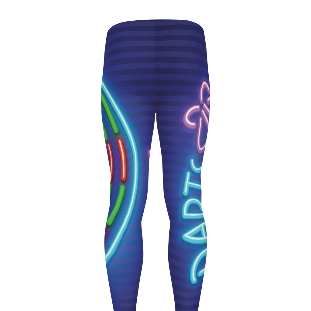 Darts Bar Sign Print Men's leggings
