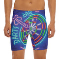 Darts Bar Sign Print Men's Long Boxer Briefs