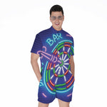 Darts Bar Sign Print Men's Rompers