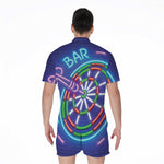 Darts Bar Sign Print Men's Rompers