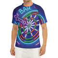 Darts Bar Sign Print Men's Short Sleeve Rash Guard