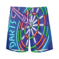 Darts Bar Sign Print Men's Athletic Shorts