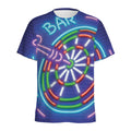 Darts Bar Sign Print Men's Athletic T-Shirt