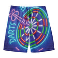 Darts Bar Sign Print Men's Swim Trunks