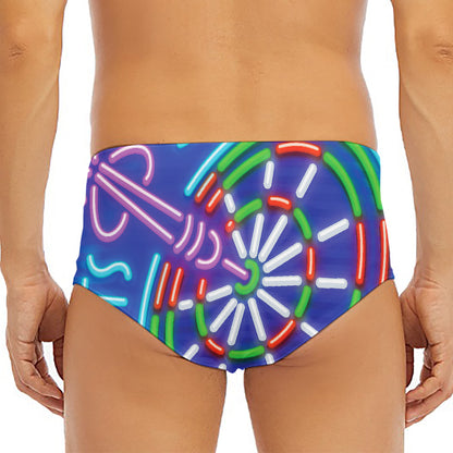 Darts Bar Sign Print Men's Triangle Swim Briefs