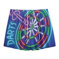 Darts Bar Sign Print Mesh Shorts