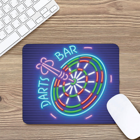 Darts Bar Sign Print Mouse Pad