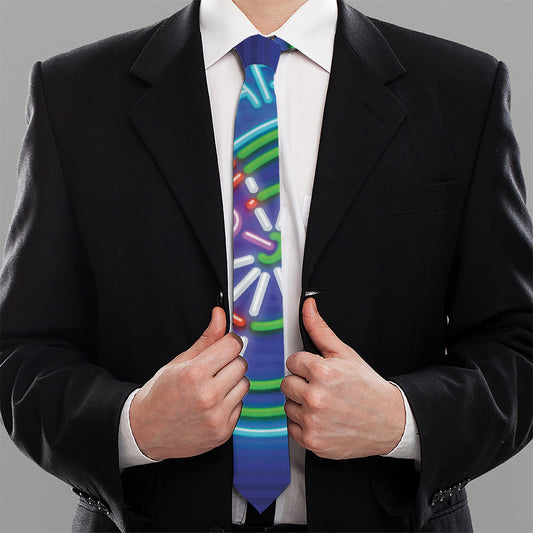 Darts Bar Sign Print Necktie