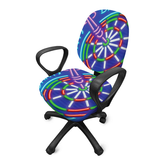 Darts Bar Sign Print Office Chair Cover