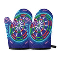 Darts Bar Sign Print Oven Mitts