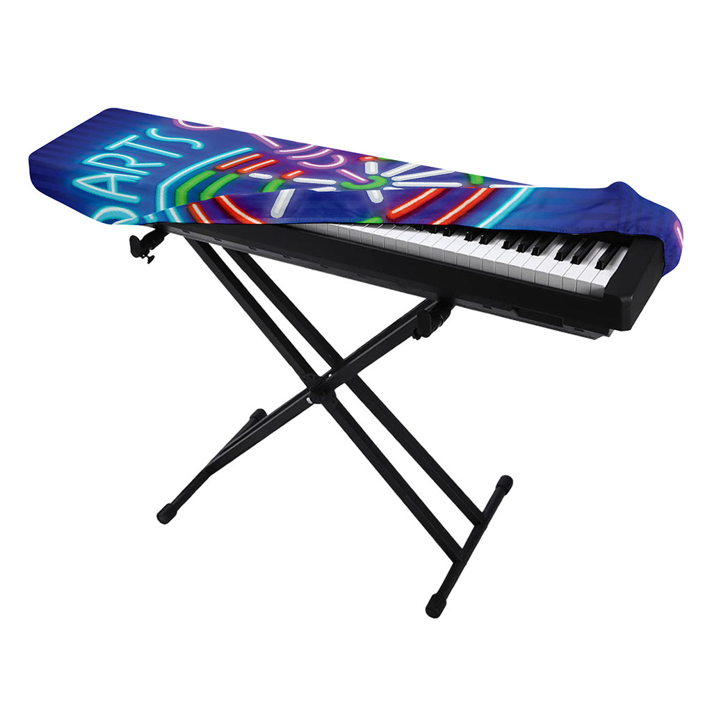 Darts Bar Sign Print Piano Keyboard Cover