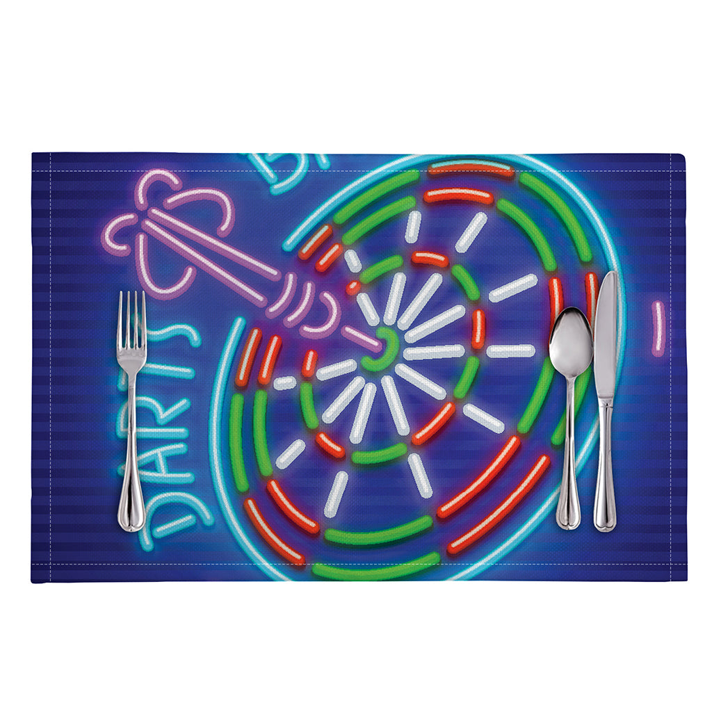 Darts Bar Sign Print Placemat