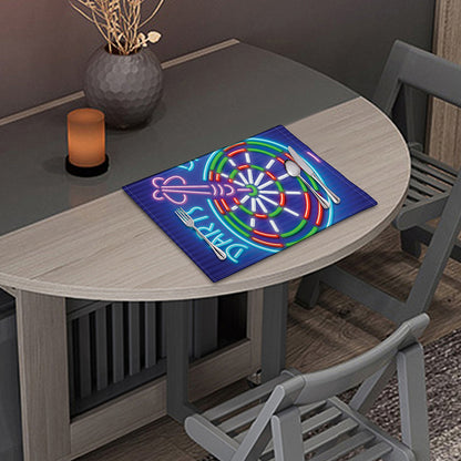 Darts Bar Sign Print Placemat