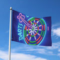 Darts Bar Sign Print Polyester Flag