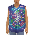 Darts Bar Sign Print Sleeveless Baseball Jersey