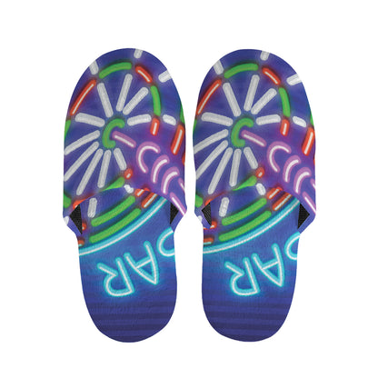 Darts Bar Sign Print Slippers