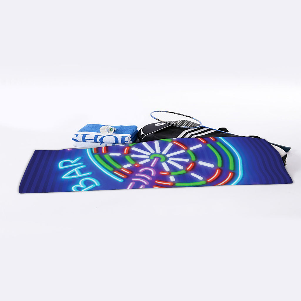 Darts Bar Sign Print Sports Towel