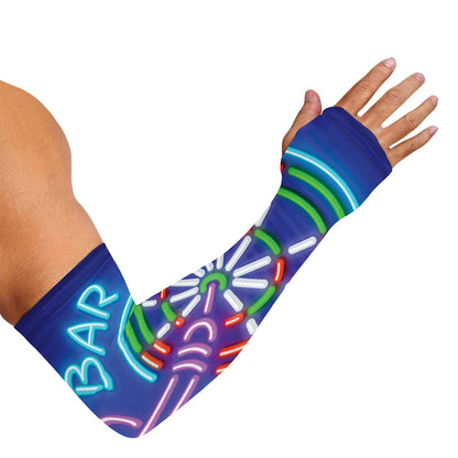 Darts Bar Sign Print Sun Protection Arm Sleeves