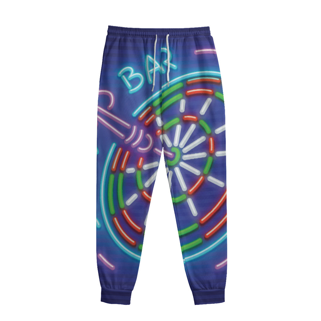 Darts Bar Sign Print Sweatpants