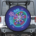 Darts Bar Sign Print Tire Cover