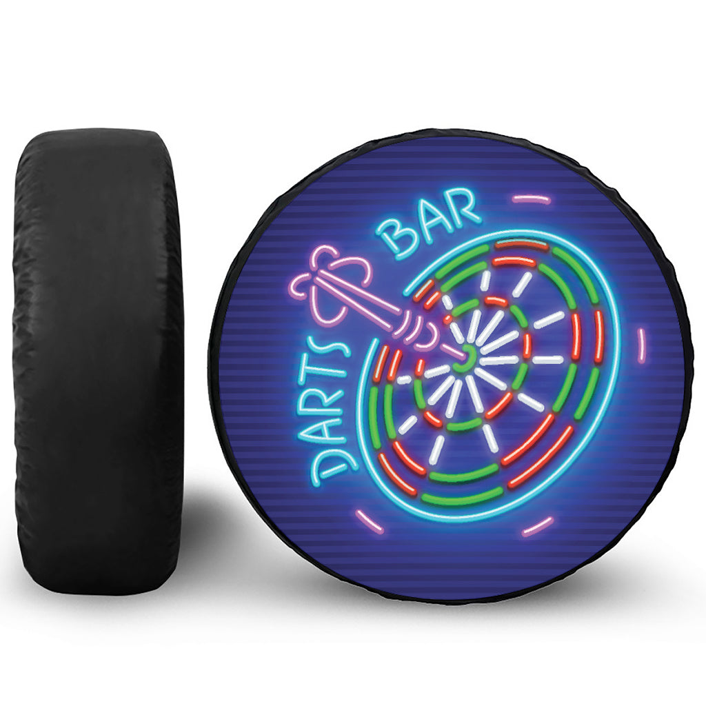 Darts Bar Sign Print Tire Cover