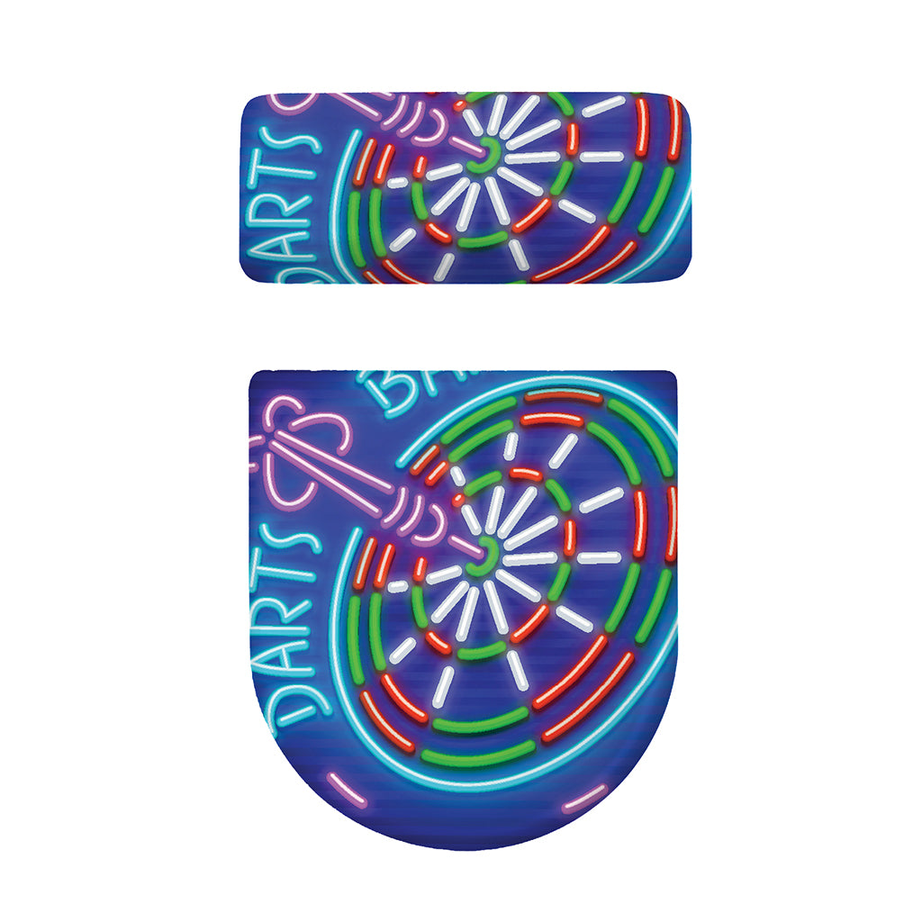 Darts Bar Sign Print Toilet Lid And Tank Cover Set