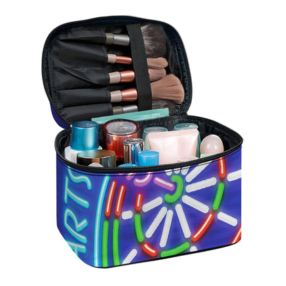 Darts Bar Sign Print Travel Makeup Bag