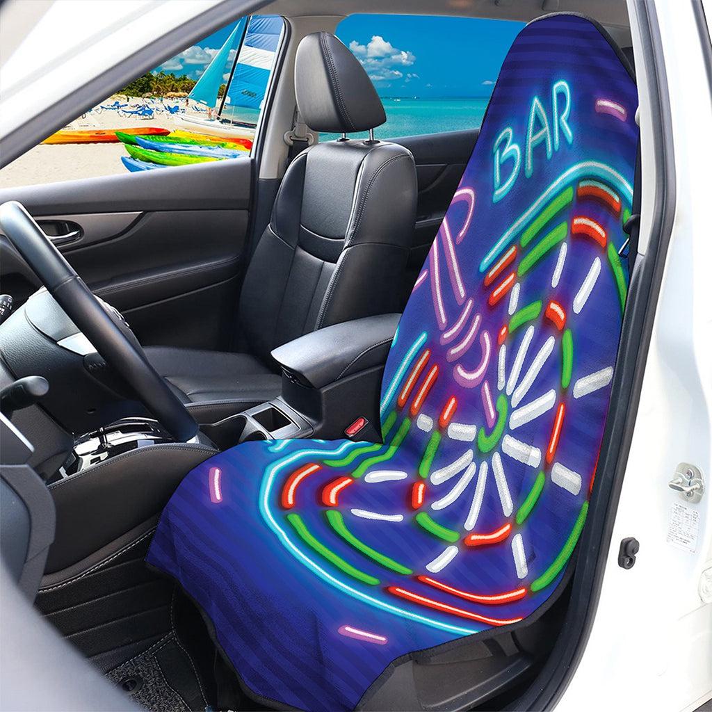 Darts Bar Sign Print Waterproof Car Seat Cover