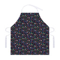 Day Of The Dead Calavera Cat Print Adjustable Apron