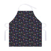 Day Of The Dead Calavera Cat Print Adjustable Apron