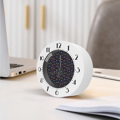 Day Of The Dead Calavera Cat Print Alarm Clock