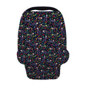 Day Of The Dead Calavera Cat Print Baby Seat Cover