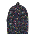 Day Of The Dead Calavera Cat Print School Backpack
