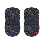 Day Of The Dead Calavera Cat Print Bar Stool Covers