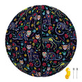 Day Of The Dead Calavera Cat Print Basketball