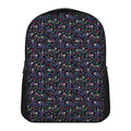 Day Of The Dead Calavera Cat Print Casual Backpack