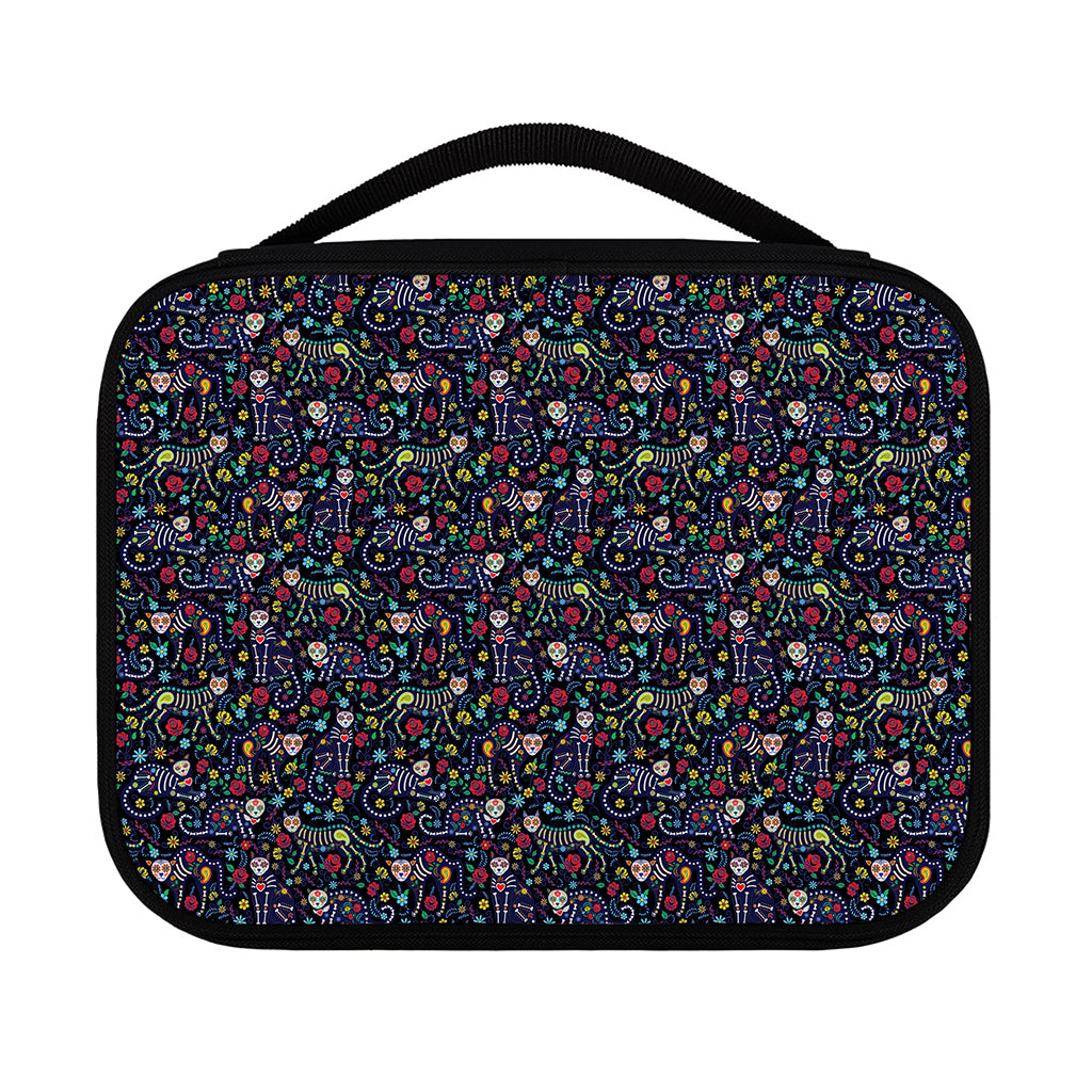 Day Of The Dead Calavera Cat Print Classic Bible Case