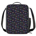 Day Of The Dead Calavera Cat Print Crossbody Lunch Bag