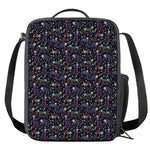 Day Of The Dead Calavera Cat Print Crossbody Lunch Bag