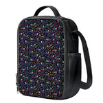 Day Of The Dead Calavera Cat Print Crossbody Lunch Bag